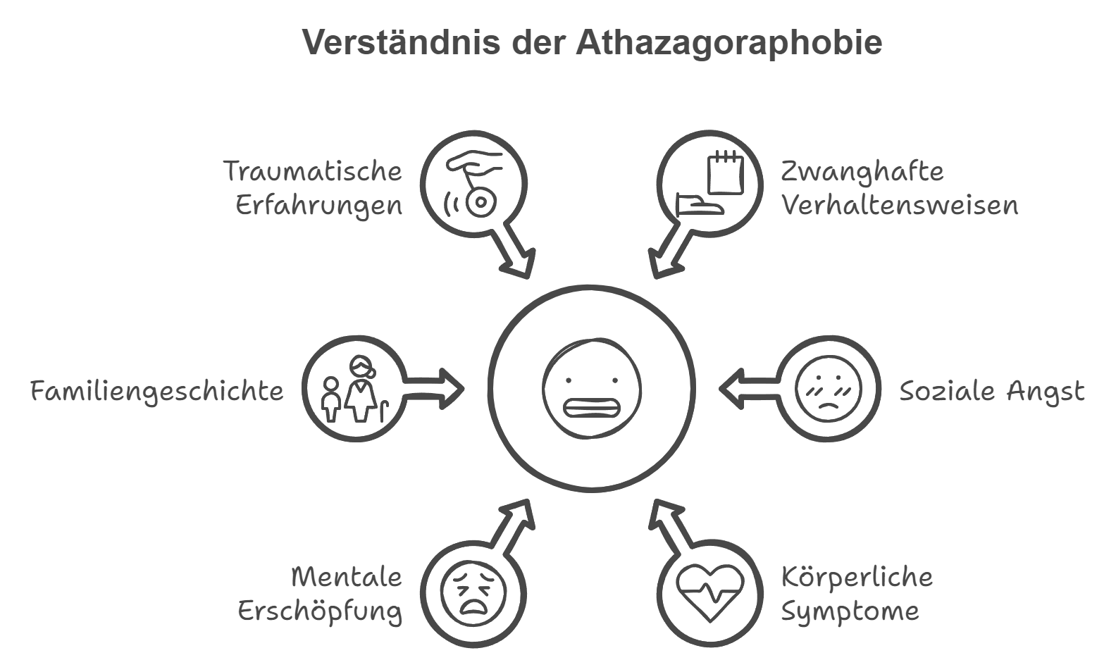 Verständnis der Athazagoraphobie