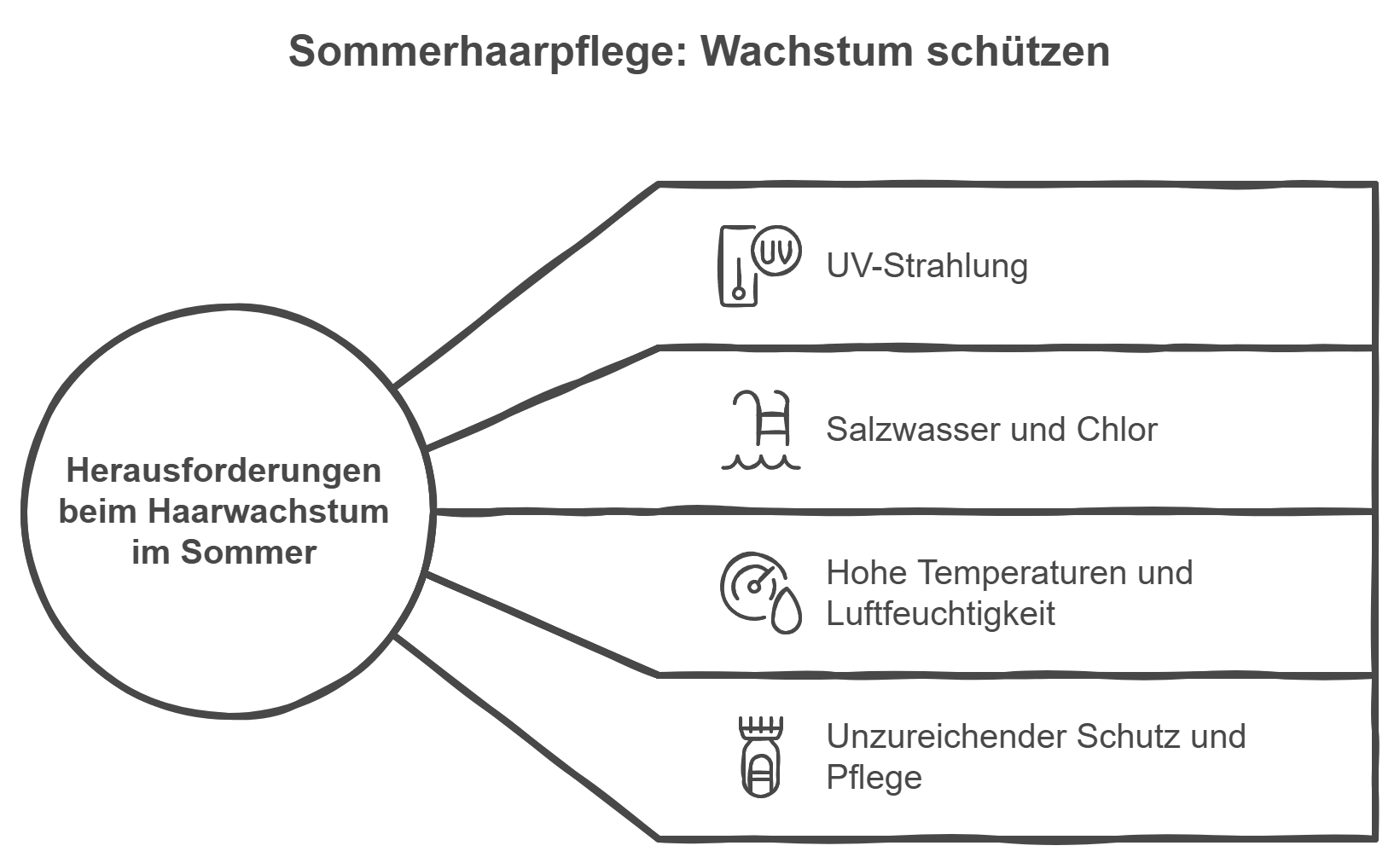 Sommerhaarpflege